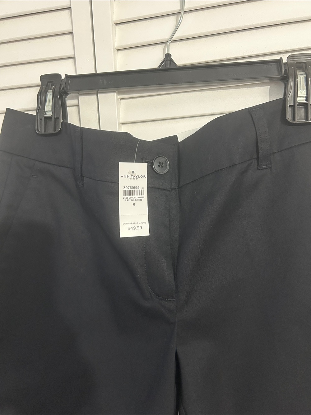 Ann Taylor Black Women's Tailored Bermuda Shorts
